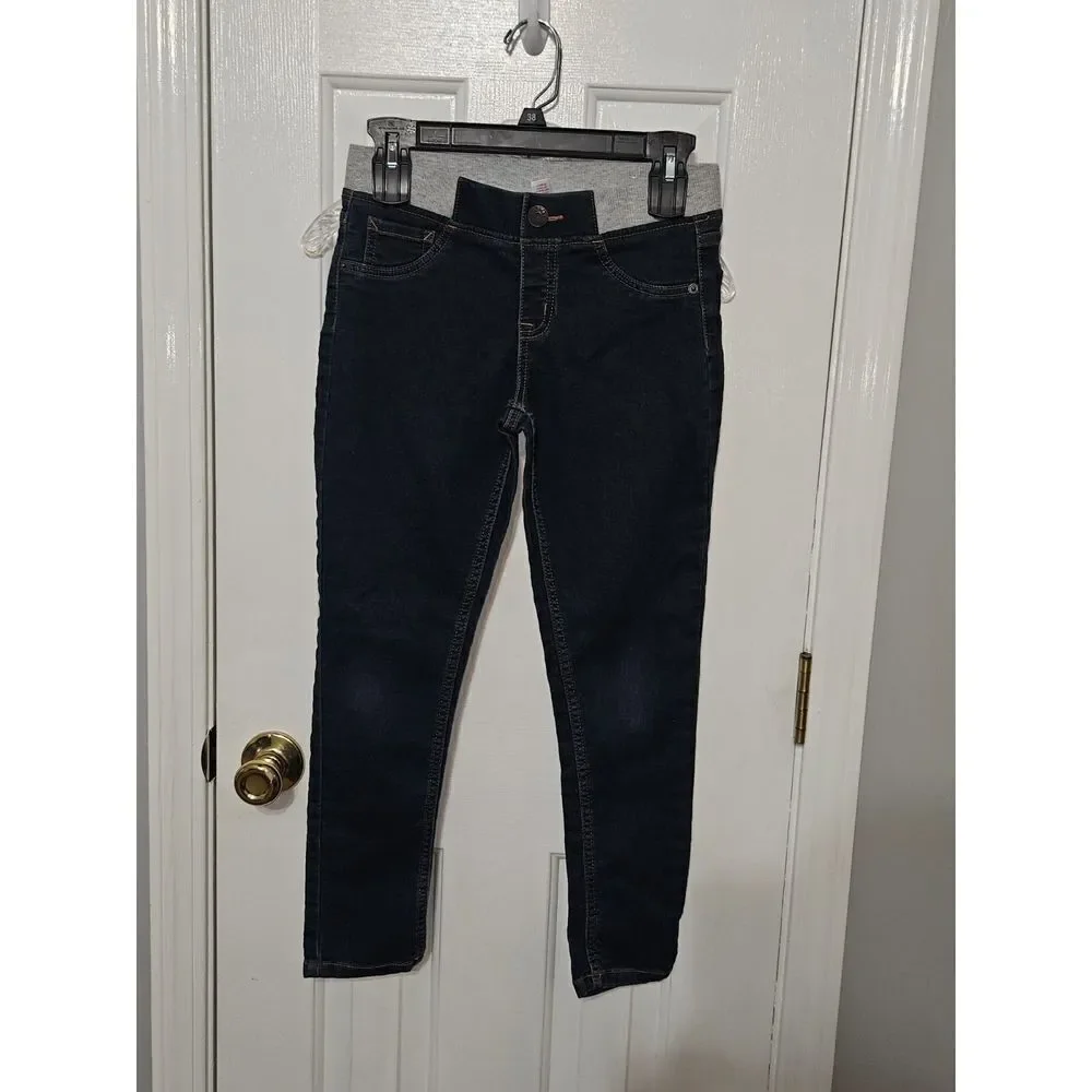 NWOT Justice Denim Mid Rise Knit Waist Jegging size 10 PLUS